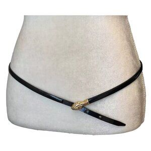 Vintage Yves Saint Laurent Rive Gauche Snake Belt 70s